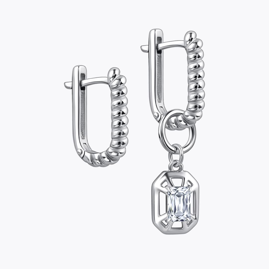 Подвеска из серебра 925 с фианитами