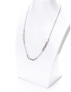 Колье из серебра без вставки