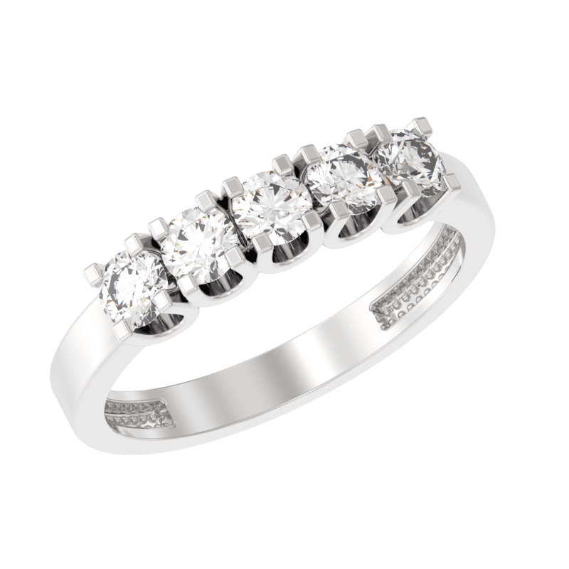 Кольцо из серебра 925 с фианитами