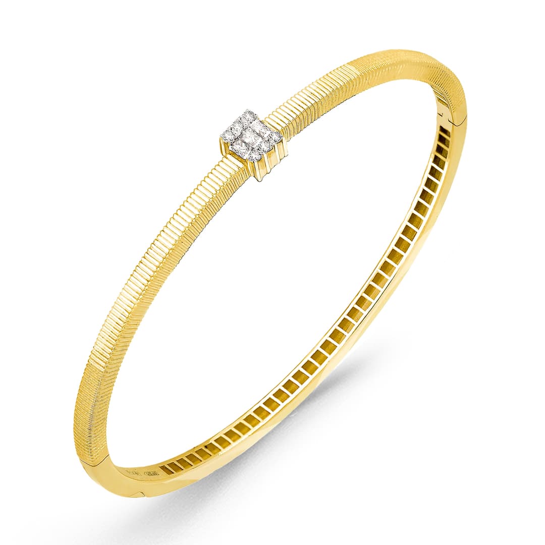 Браслет из золота 585 с бриллиантом