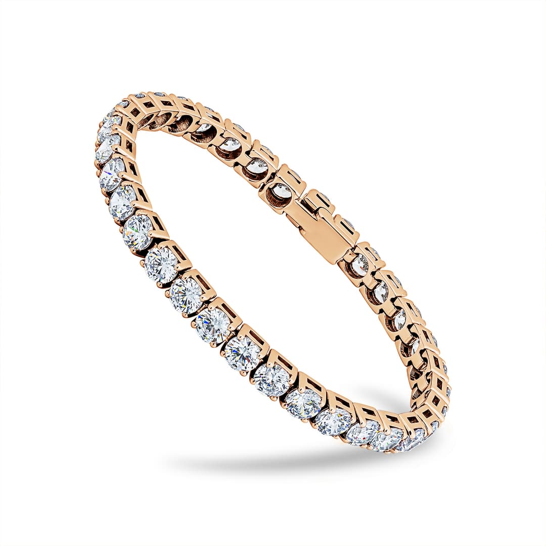 Браслет из серебра 925 с фианитами