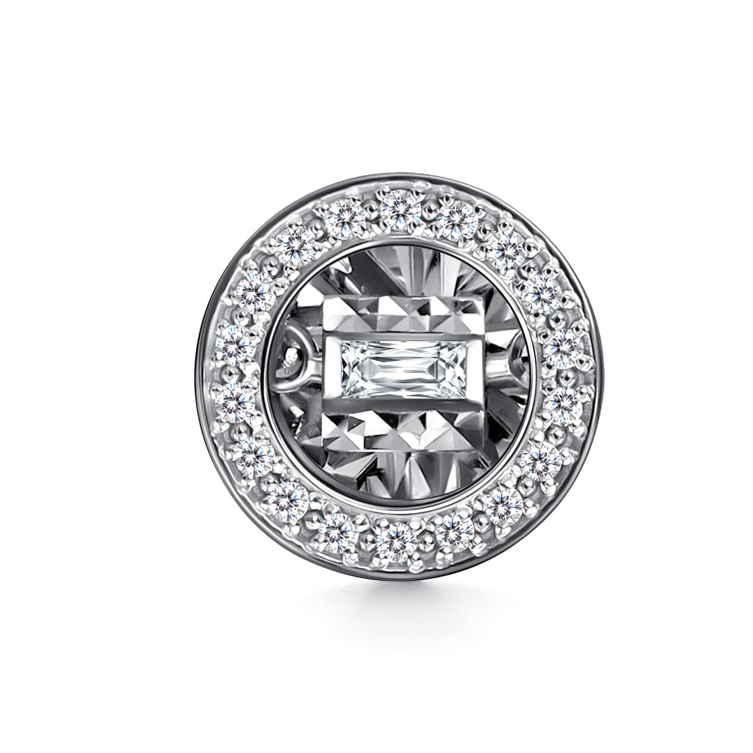 Подвеска из золота 585 с бриллиантами